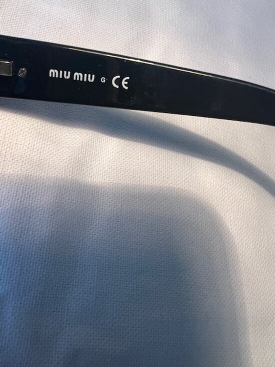 Miu Miu Oversized Black Womens Sunglasses SMU031 1AB-5D1 57-14-130 main image 8